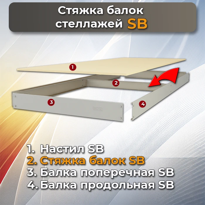 Стяжки балок стеллажей SB